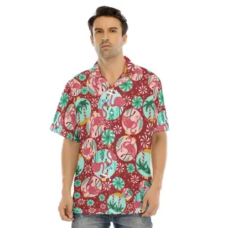 Classic Flamingo Christmas Hawaiian Shirt