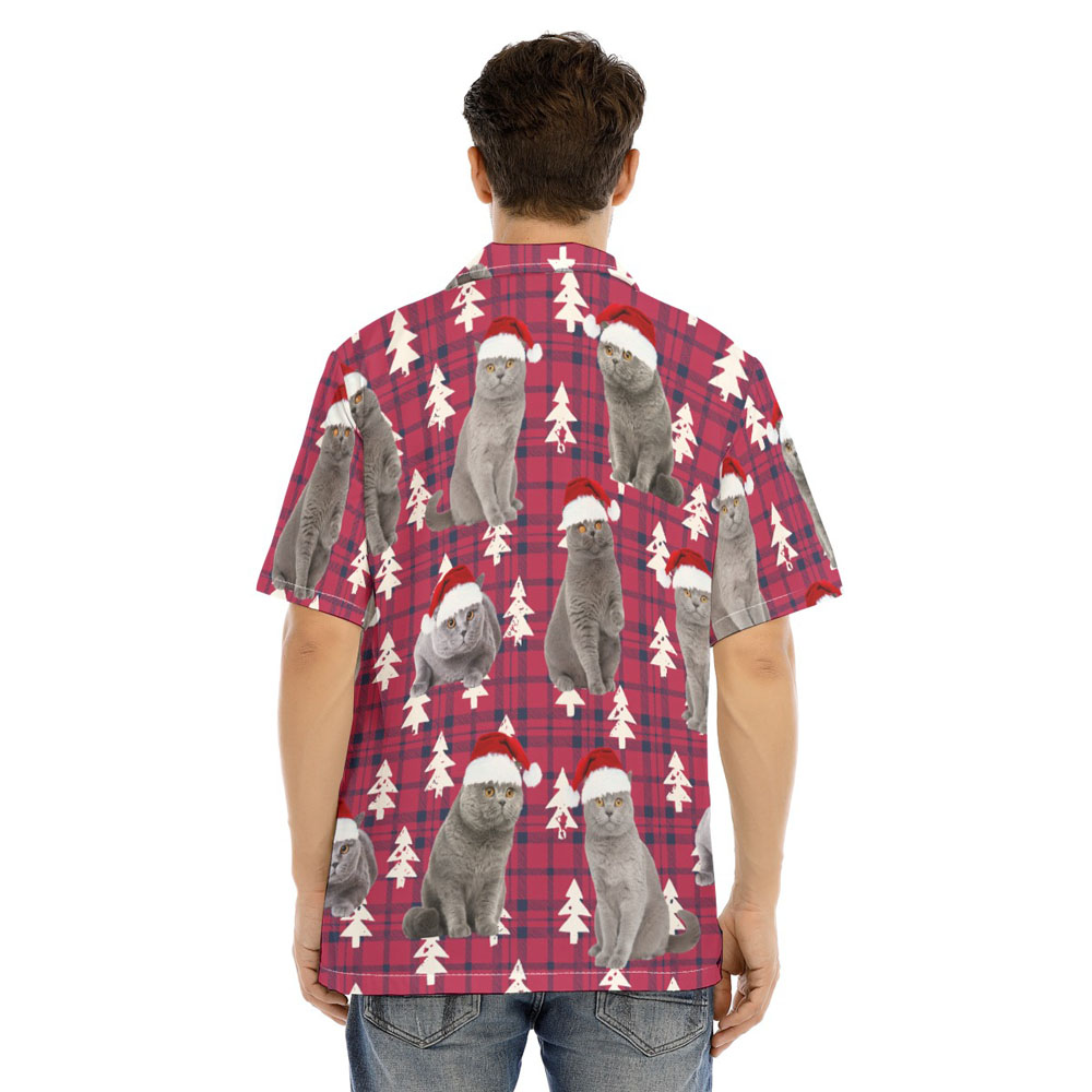 Christmas Bristish Shorthair Cat Classic Hawaiian Shirt
