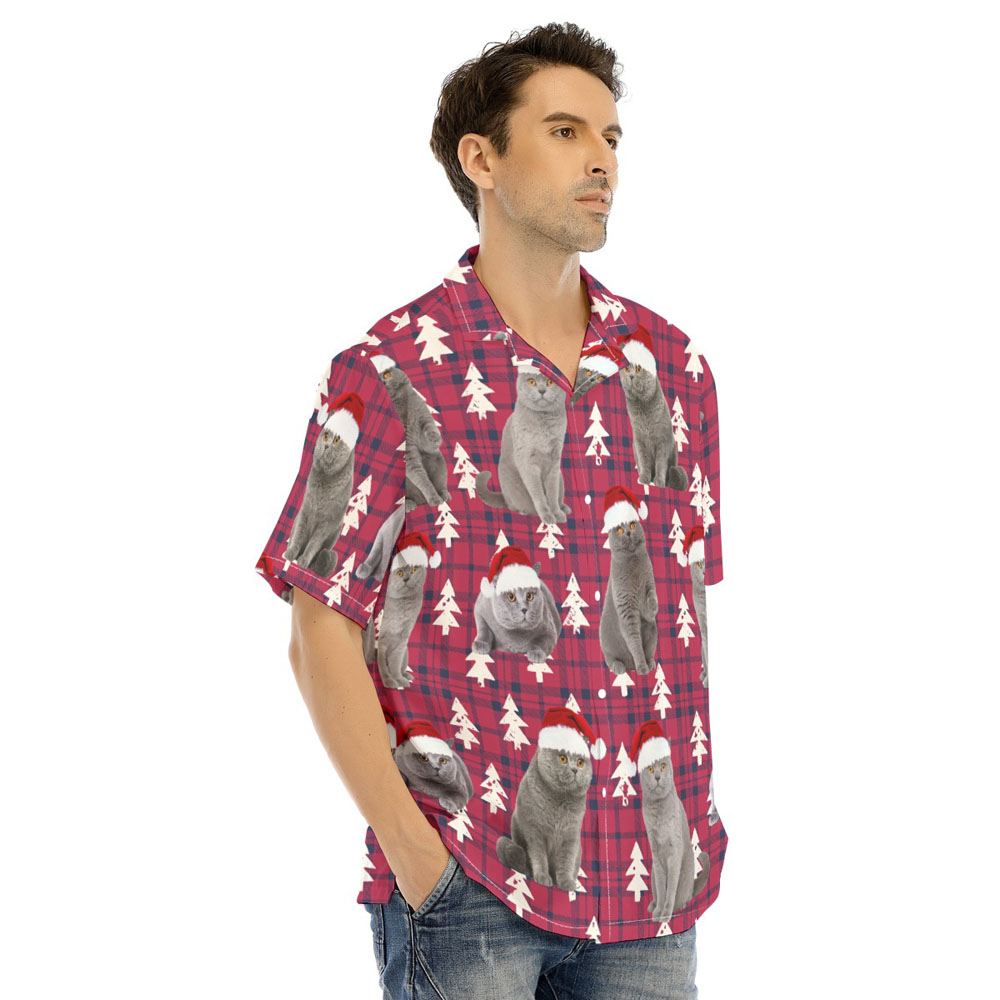 Christmas Bristish Shorthair Cat Classic Hawaiian Shirt