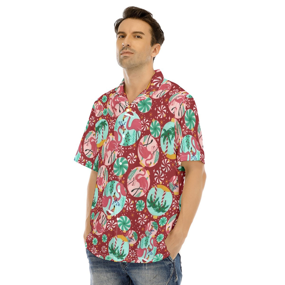 Classic Flamingo Christmas Hawaiian Shirt