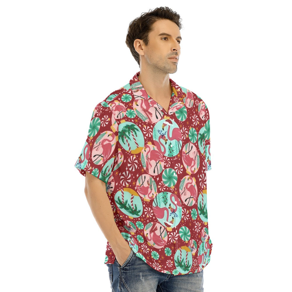 Classic Flamingo Christmas Hawaiian Shirt