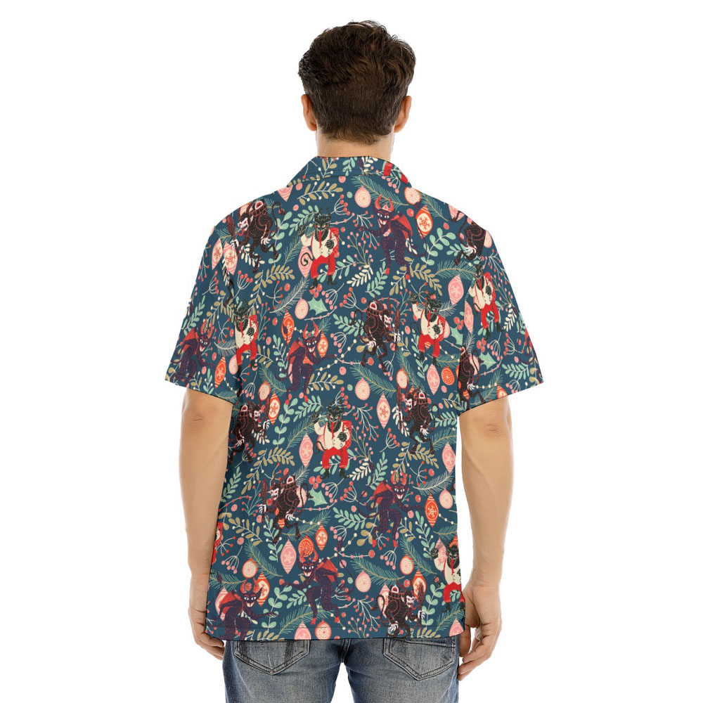 Krampus Christmas Hawaiian Shirt