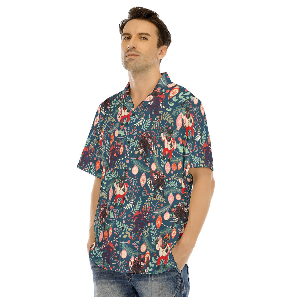 Krampus Christmas Hawaiian Shirt