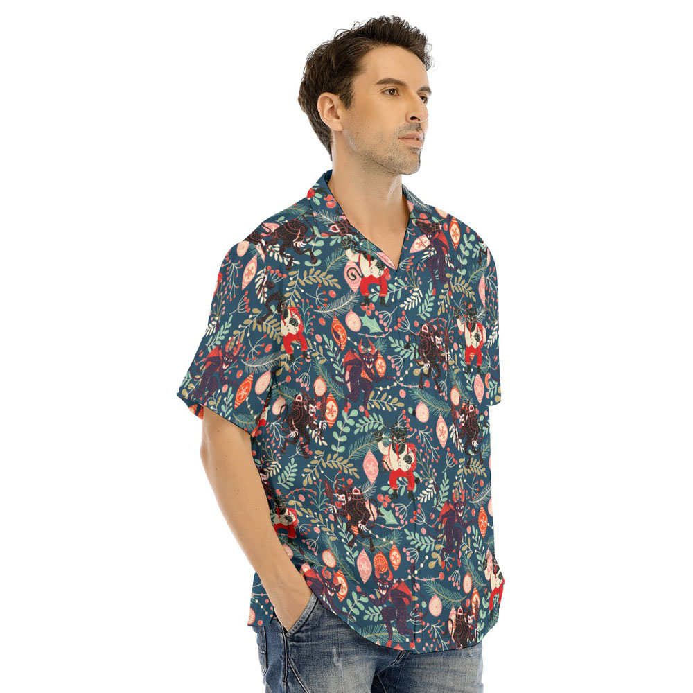 Krampus Christmas Hawaiian Shirt