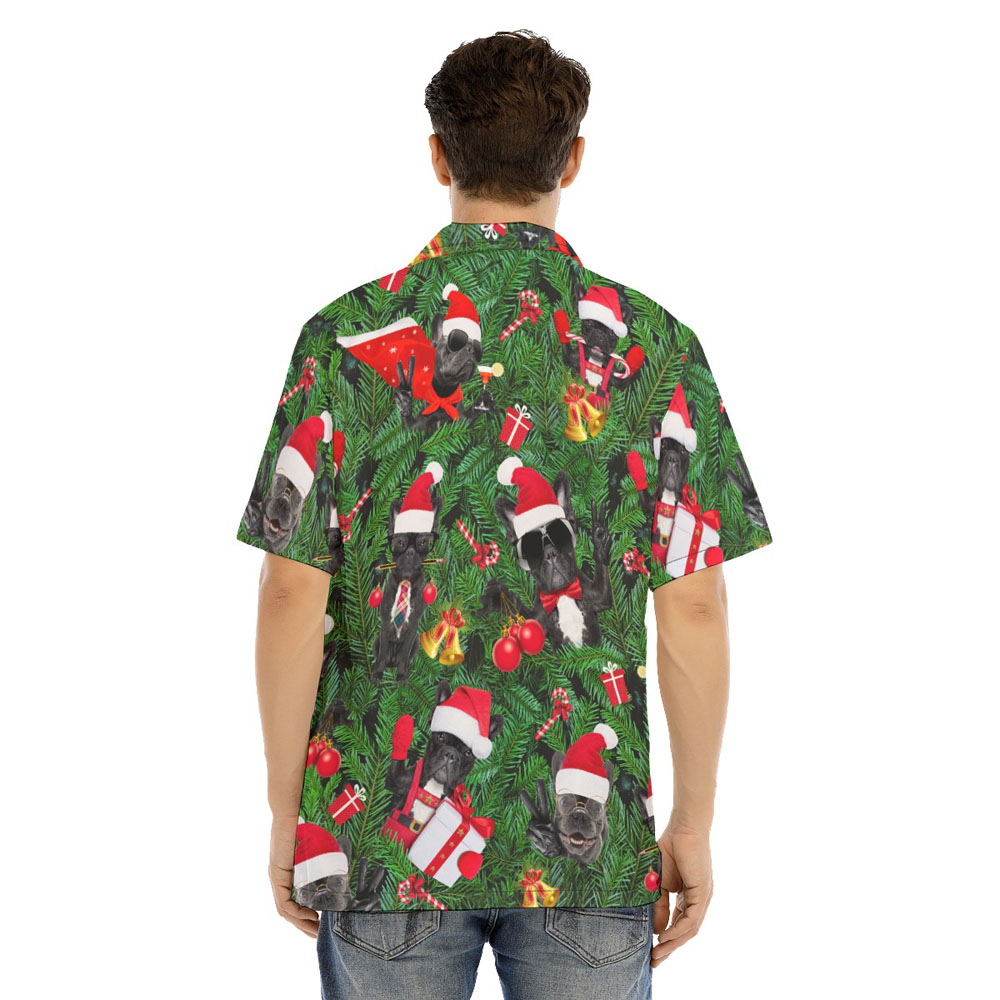 Funny Pug Christmas Hawaiian Shirt