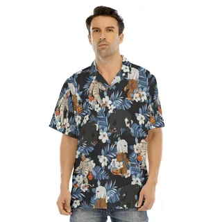 Bigfoot Mummy Halloween Hawaiian Shirt