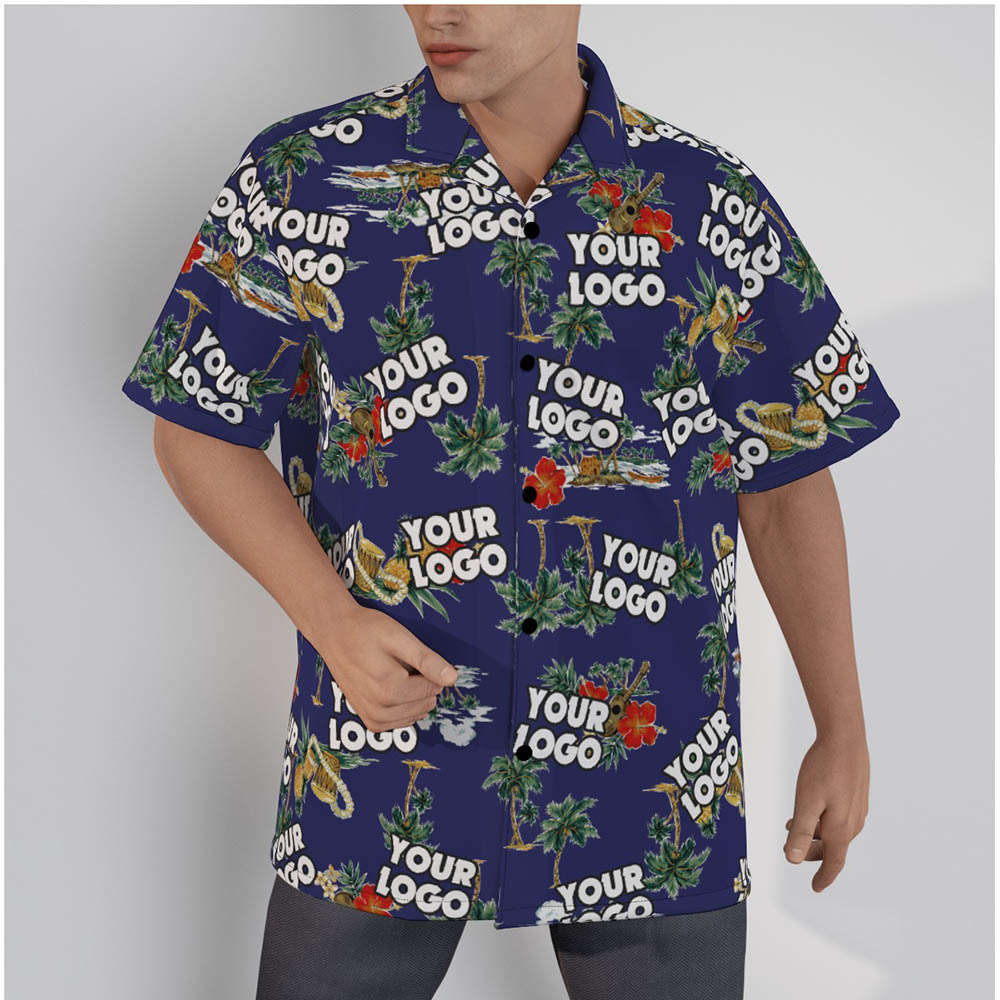 Vintage Coconut Trees Tropical Hawaiian Shirt With Custom Logo - variant image 1
