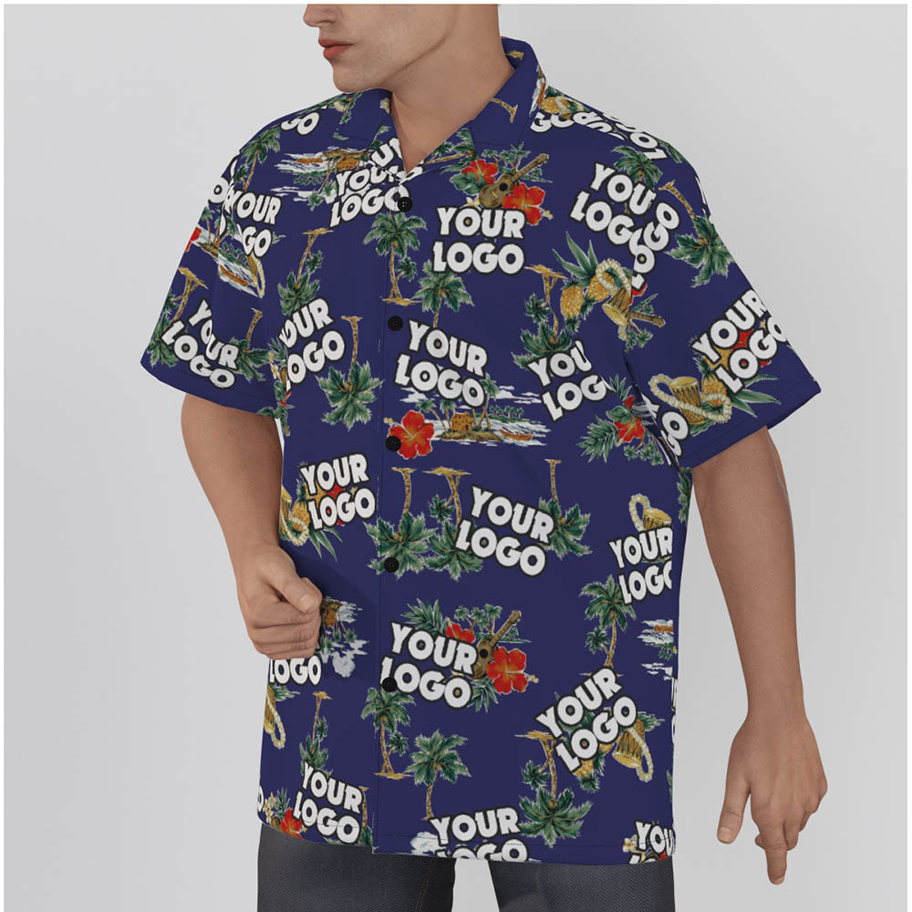 Vintage Coconut Trees Tropical Hawaiian Shirt With Custom Logo