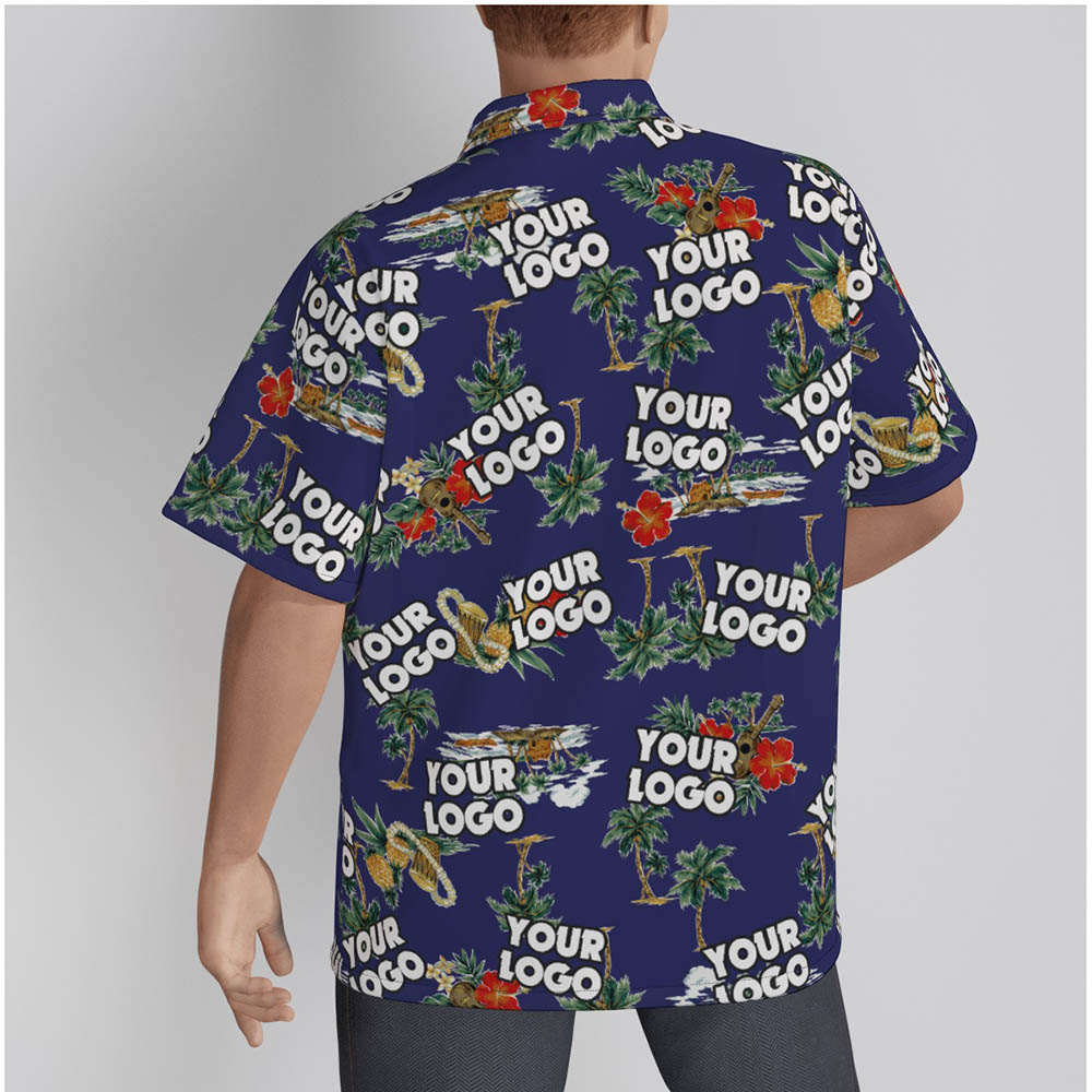 Vintage Coconut Trees Tropical Hawaiian Shirt With Custom Logo