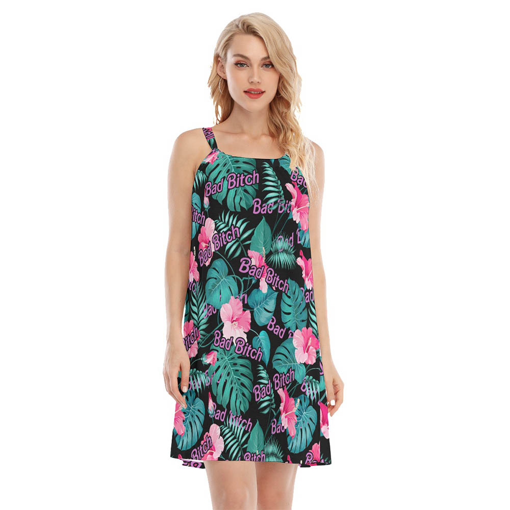 Funny Bad Bitch Hawaiian Dress For Women - variant image 1