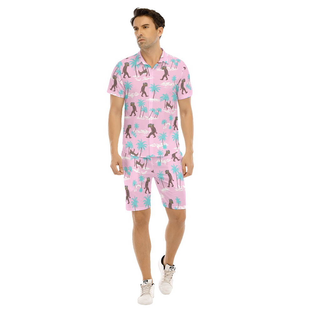 Sasquatch Hawaiian Shirt Set For Men - variant image 1