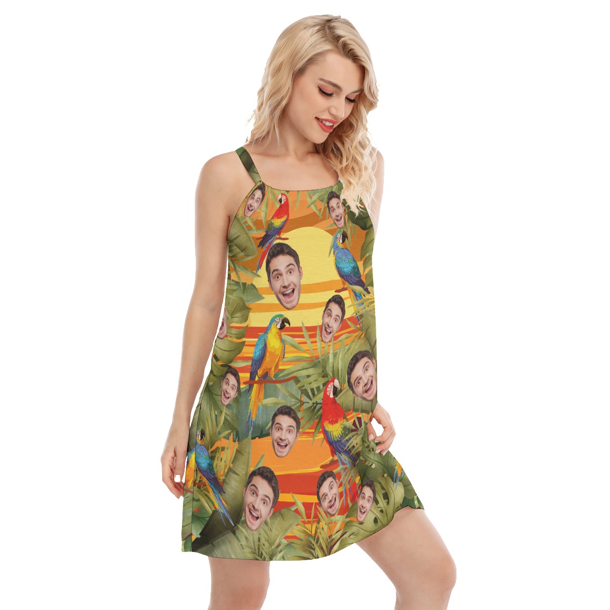Unique Hawaiian Dress For Women With Custom Your Face