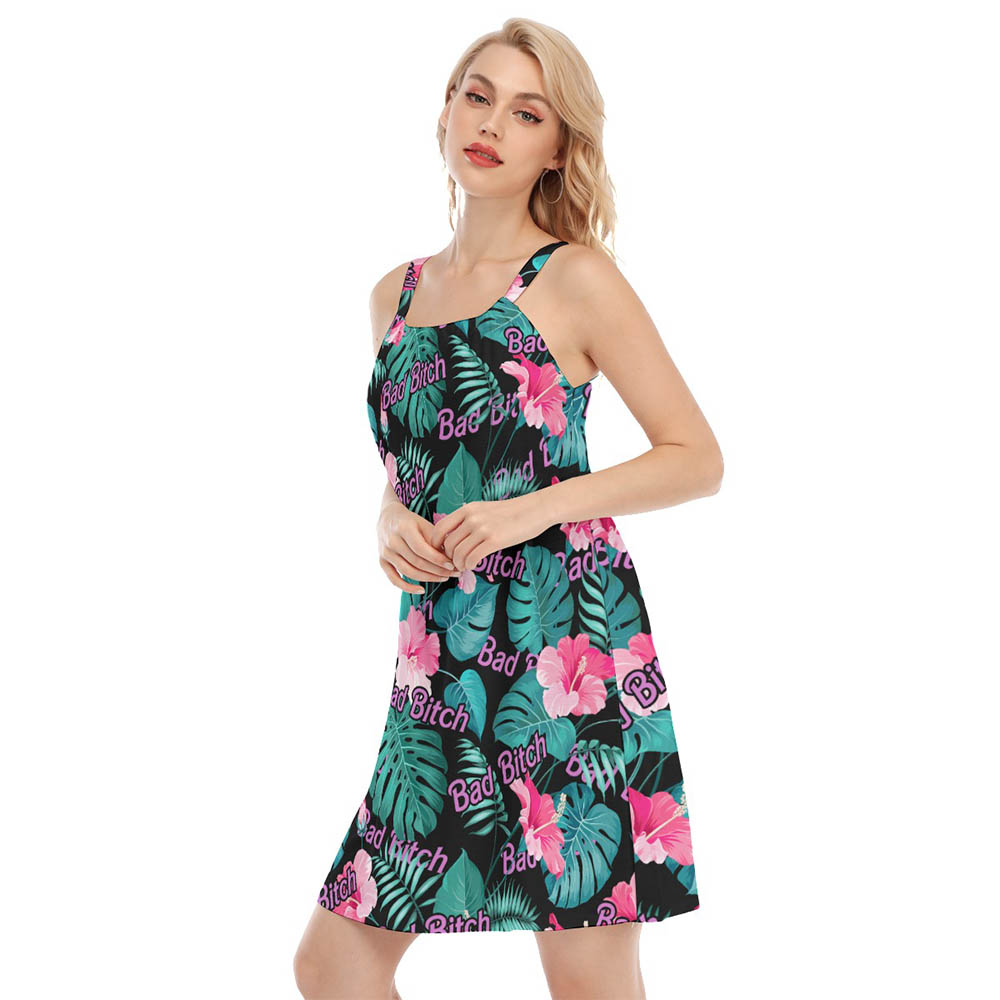 Funny Bad Bitch Hawaiian Dress For Women