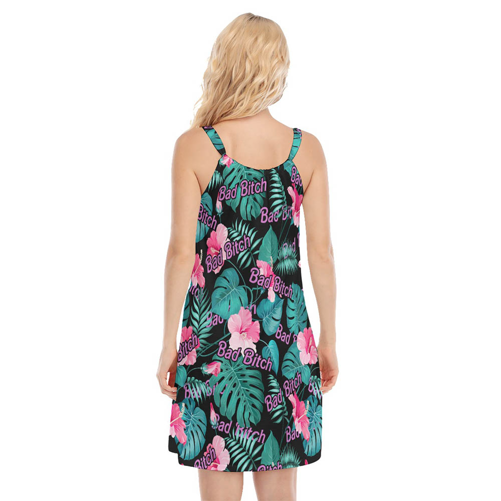 Funny Bad Bitch Hawaiian Dress For Women