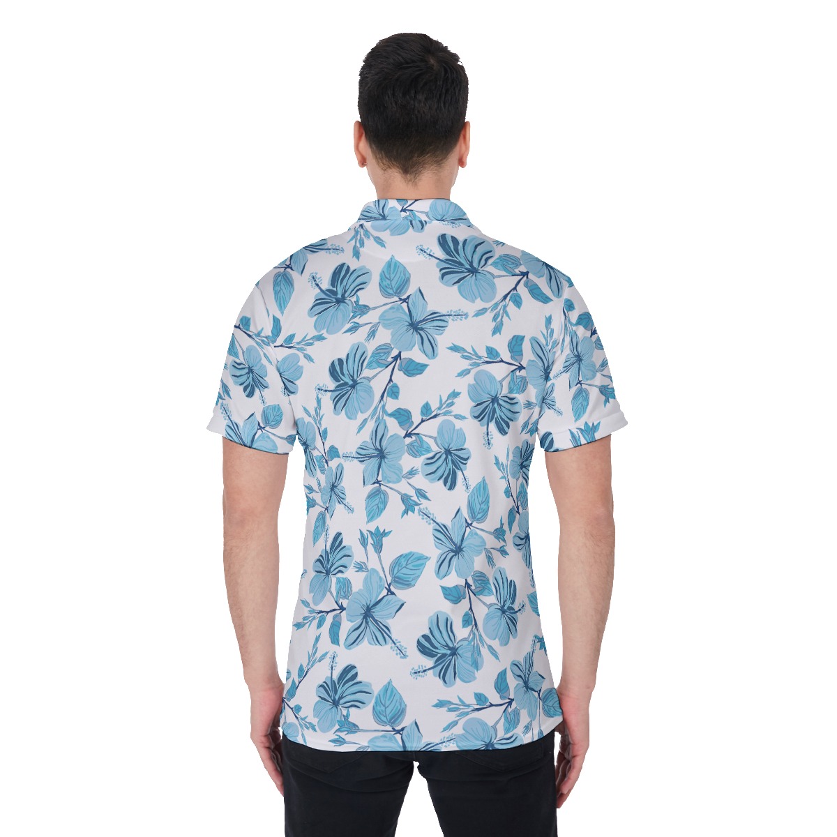Tropical Hawaiian Polo Shirt For Men