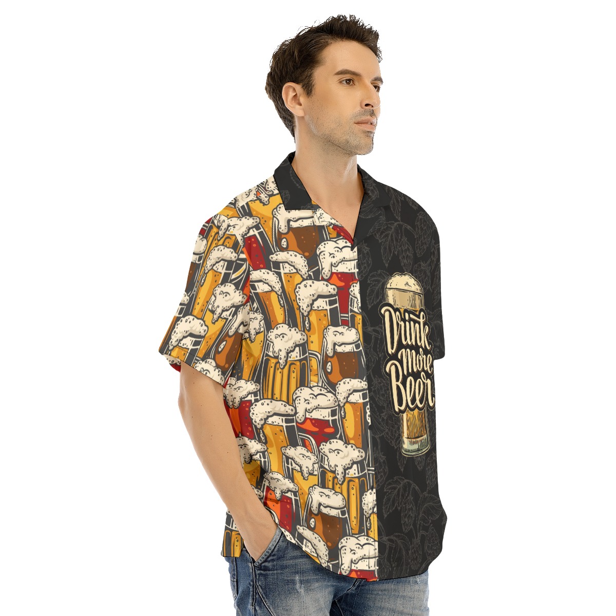 Funny Drink More Beer Hawaiian Shirt For Men