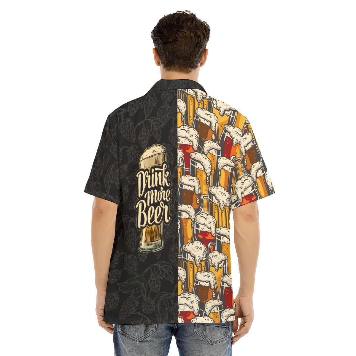 Funny Drink More Beer Hawaiian Shirt For Men