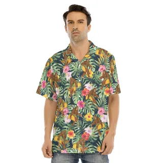 Bigfoot With Taco Tropical Hawaiian Shirt