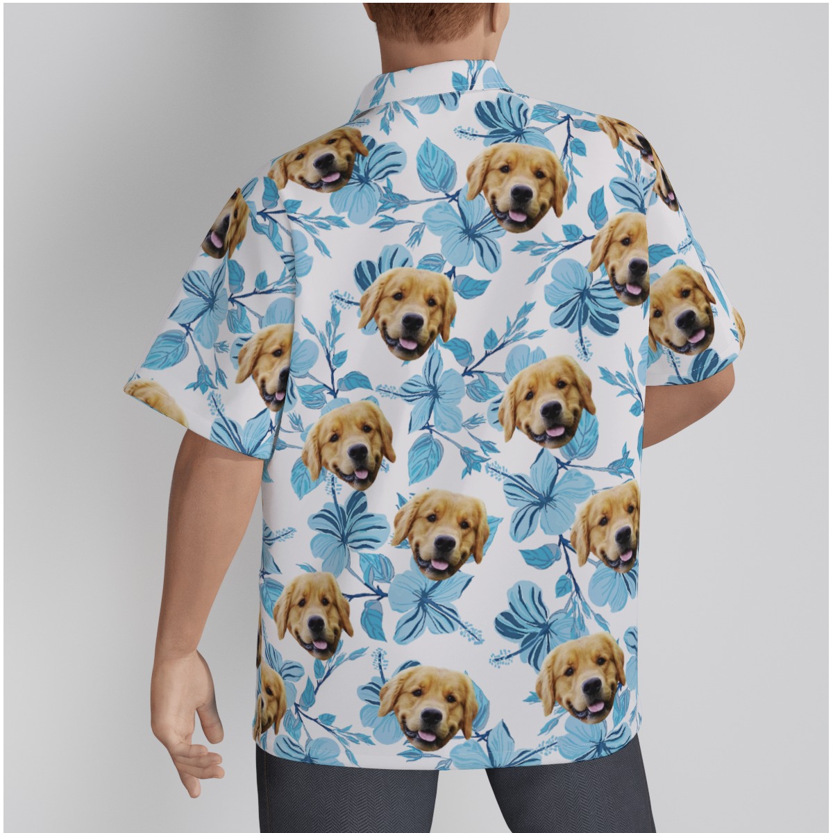 Custom Hawaiian Shirt With Multiple Pet Faces