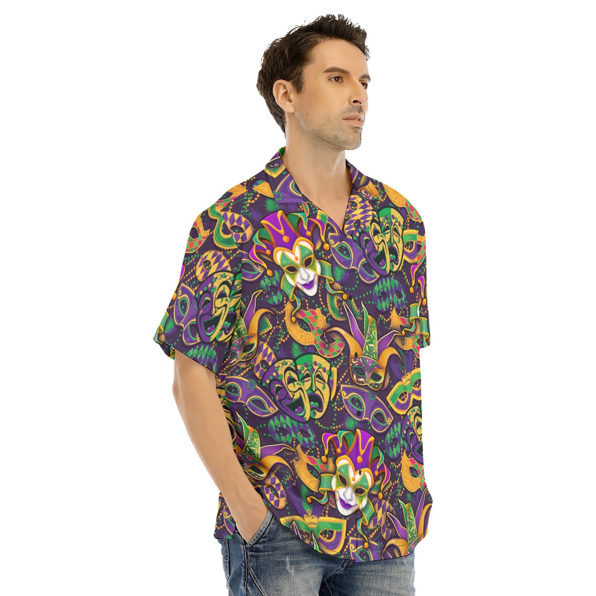 Happy Mardi Gras Hawaiian Shirt