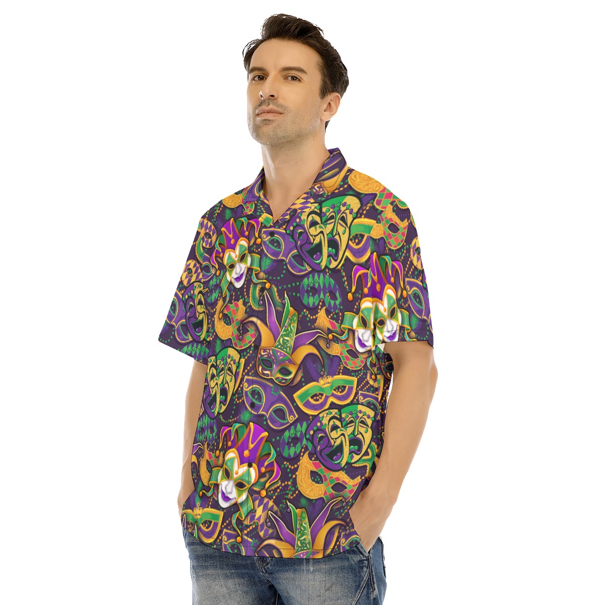 Happy Mardi Gras Hawaiian Shirt