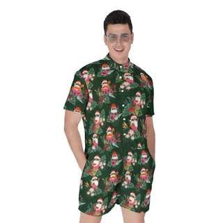Funny Santa Claus Christmas Romper For Men