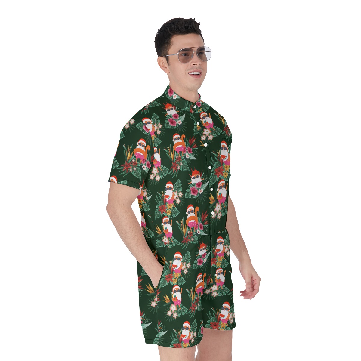 Funny Santa Claus Christmas Romper For Men