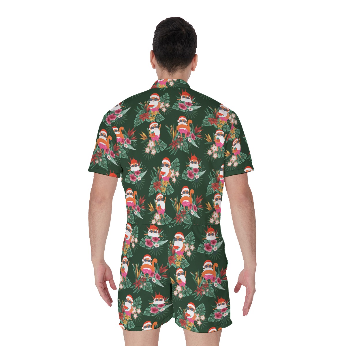 Funny Santa Claus Christmas Romper For Men