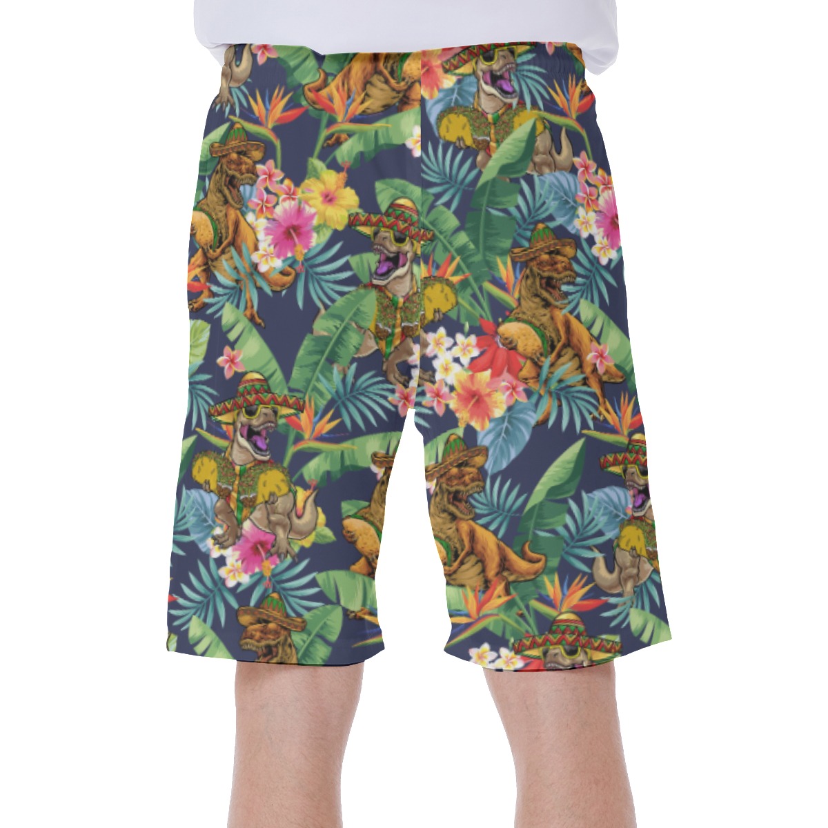 Funny Tacosaurus Tropical Men's Swimwear