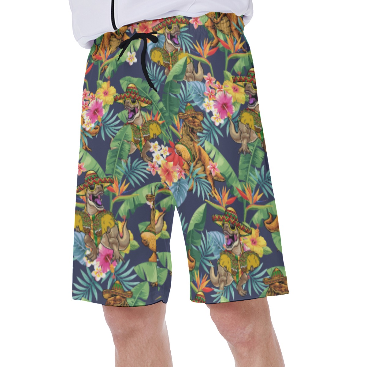 Funny Tacosaurus Tropical Men's Swimwear