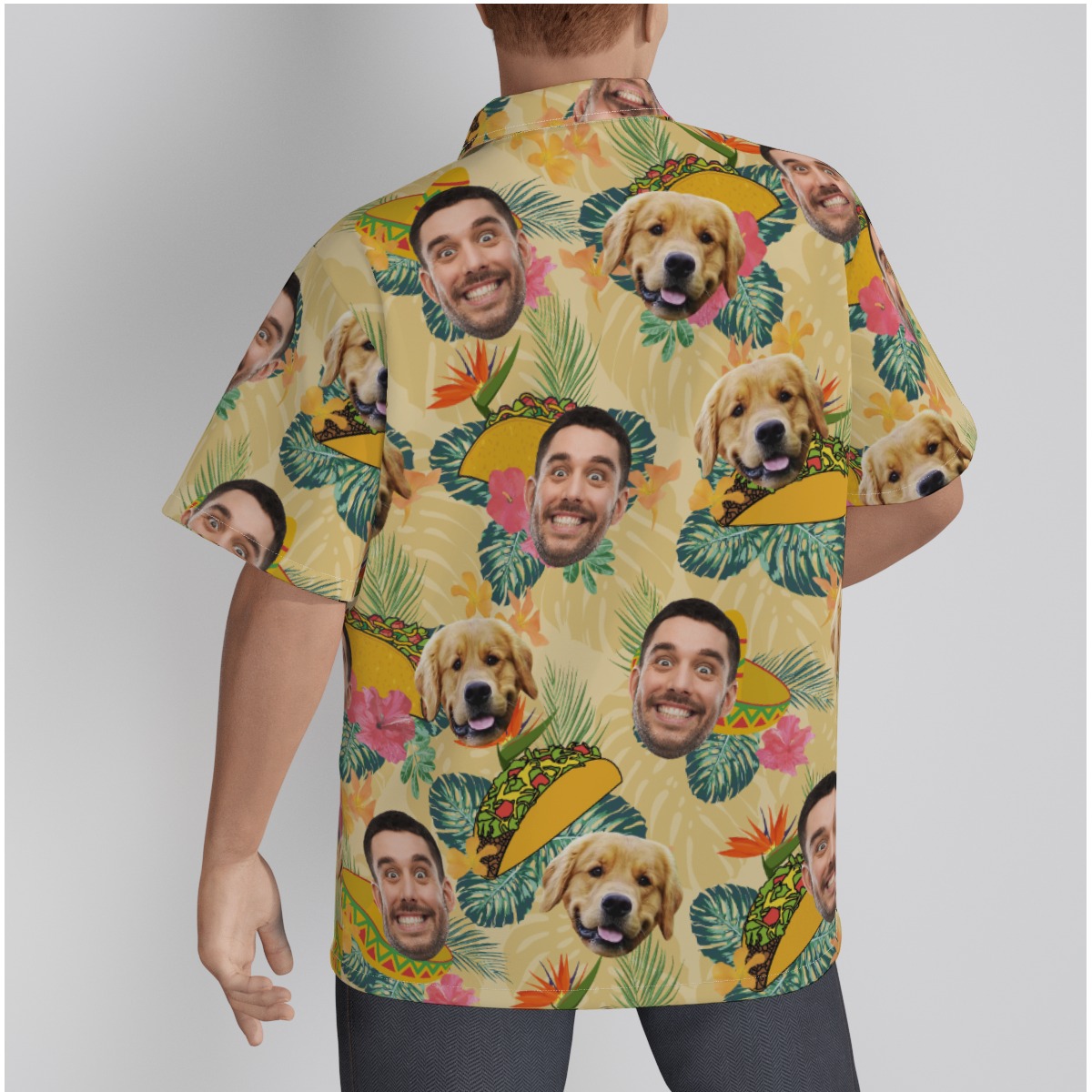 Custom Taco Hawaiian Shirt With Multiple Faces