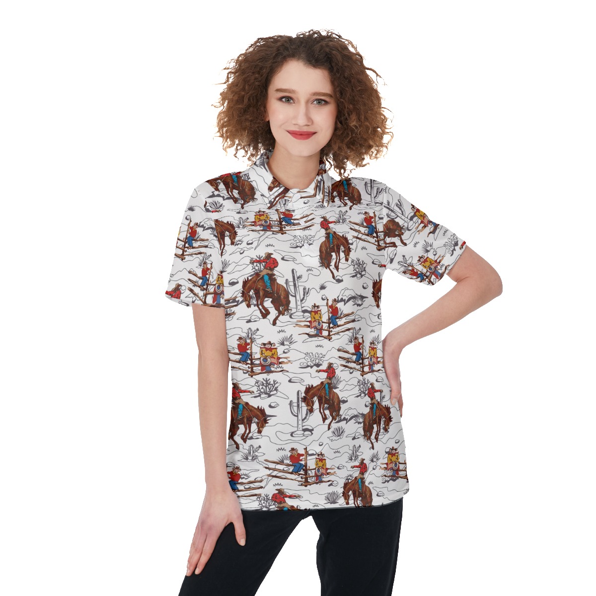 Cowboy Women's Golf Shirt - variant image 1