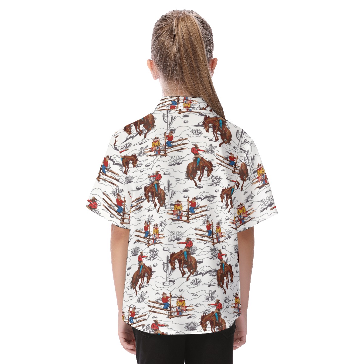 Kid's Cowboy Aloha Shirt