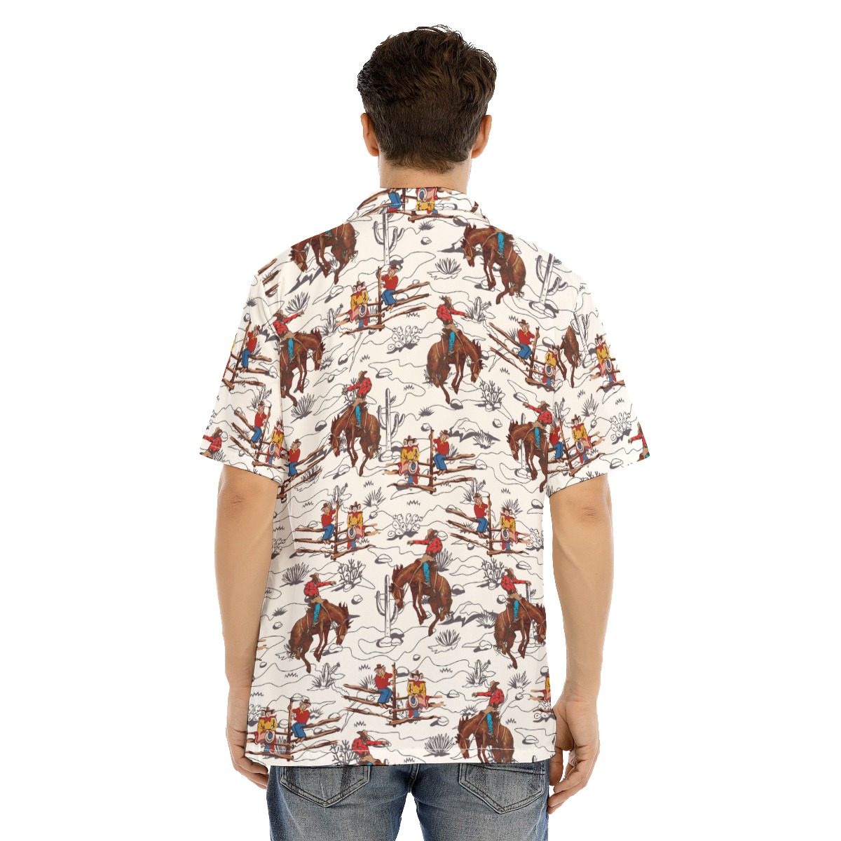Men's Cowboy Hawaiian Shirt