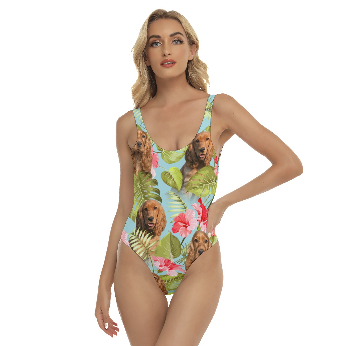 Custom Bathing Suits With Dog Face - variant image 1