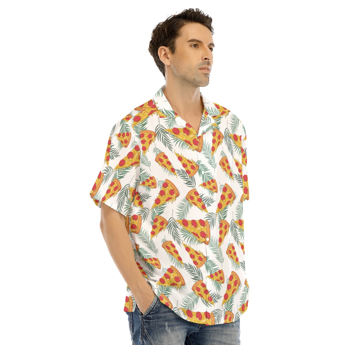 Pizza Tropical Men's Hawaiian Shirt
