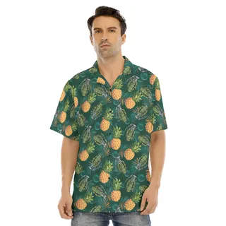 Pineapple Grenade Tropical Hawaiian Shirt