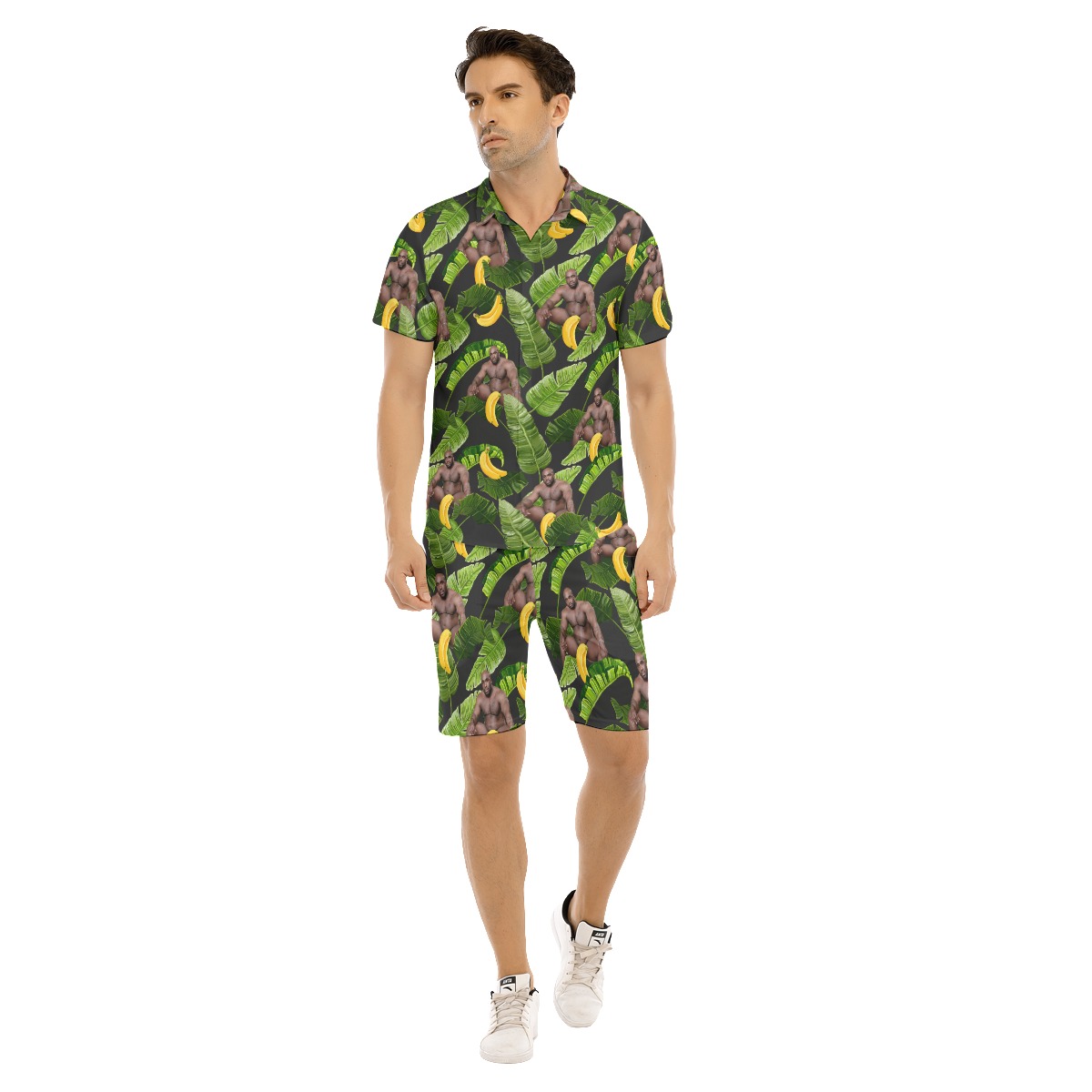 Men's Barry Wood Hawaiian Shirt Shorts - variant image 1