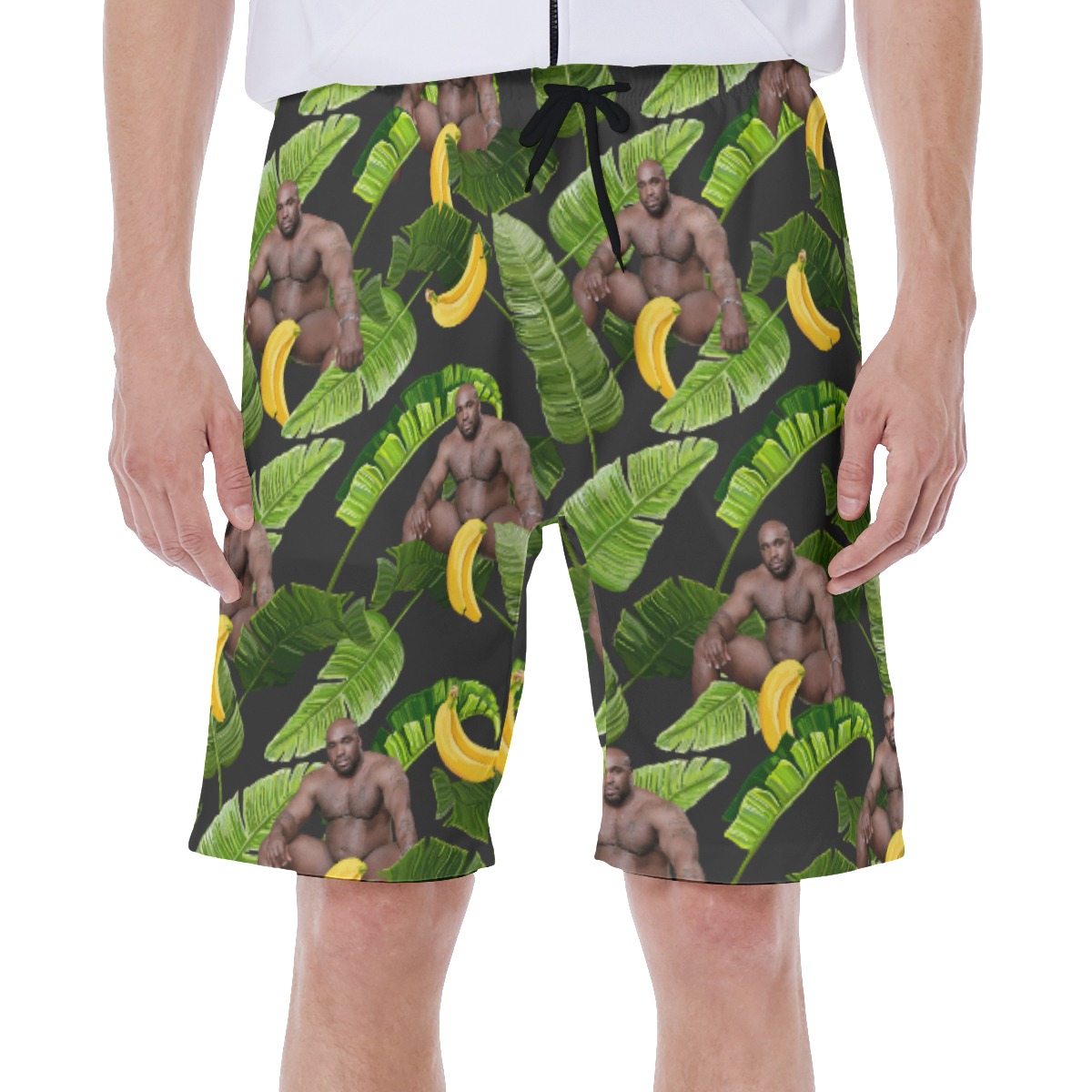 Barry Wood Banana Aloha Swim Trunks For Men - variant image 1