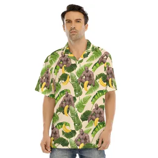Funny Barry Wood Banana Aloha Shirt