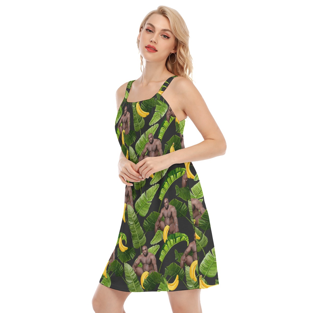 Hilarious Barry Wood Hawaiian Summer Dress