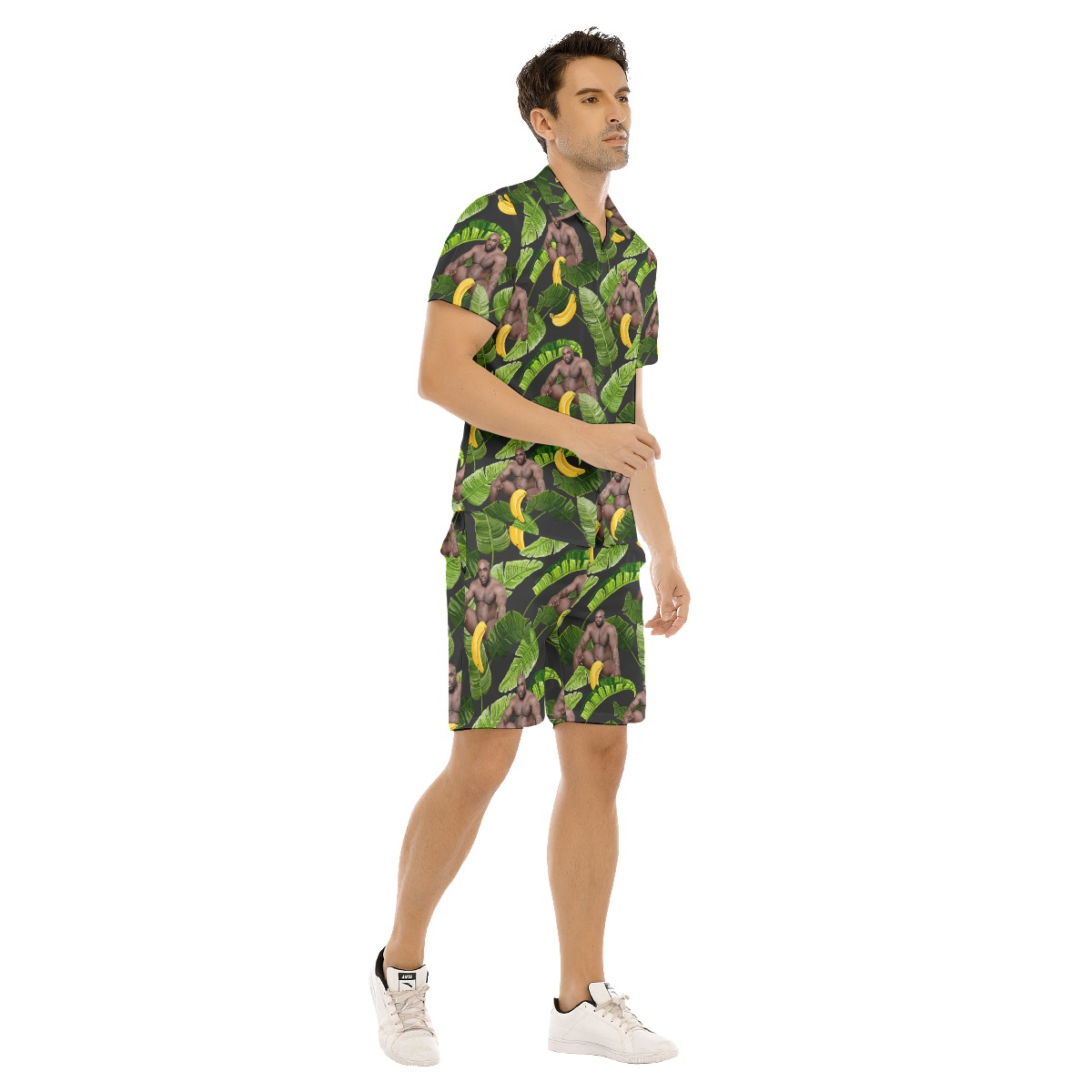 Men's Barry Wood Hawaiian Shirt Shorts