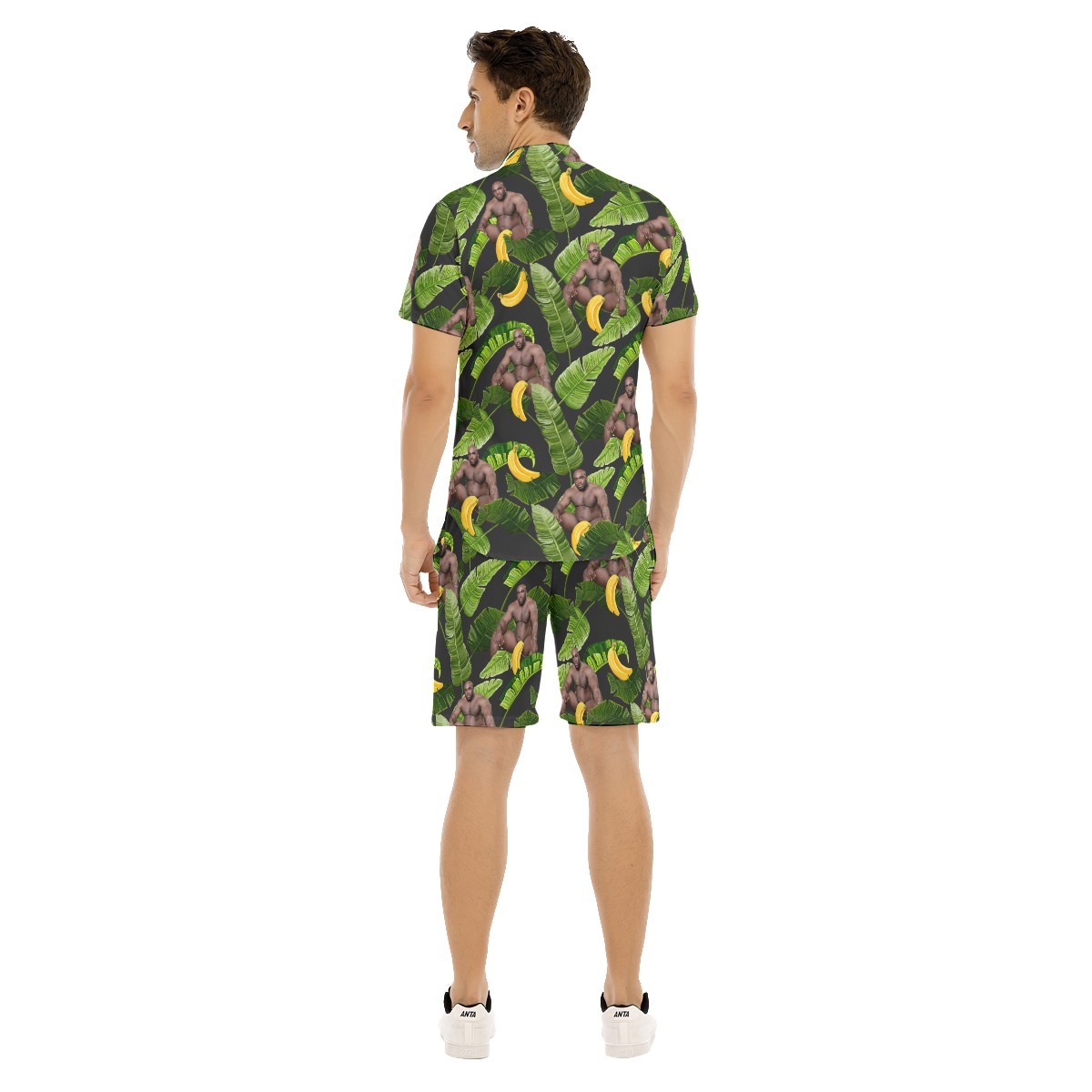 Men's Barry Wood Hawaiian Shirt Shorts