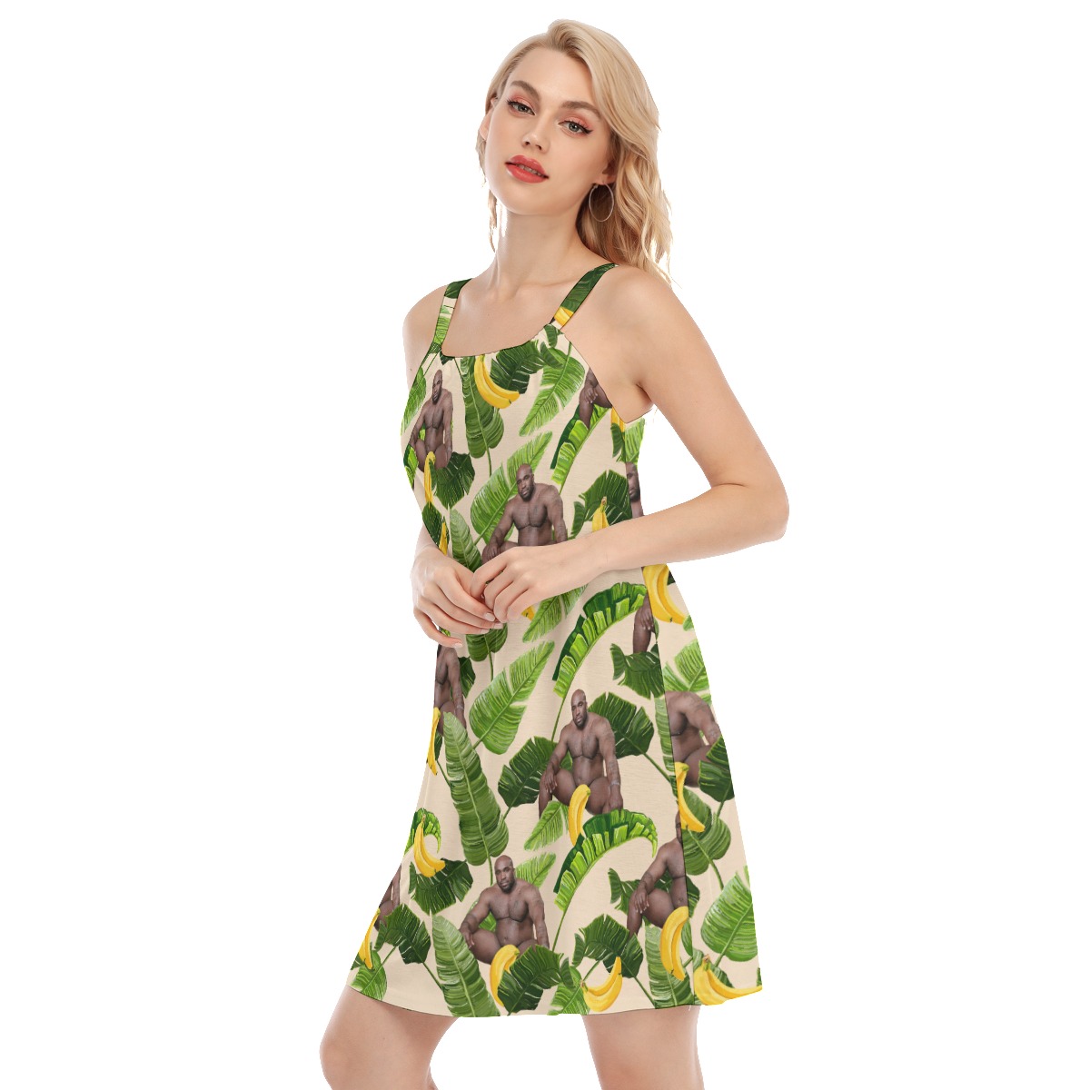 Funny Barry Wood Hawaiian Dress For Summer