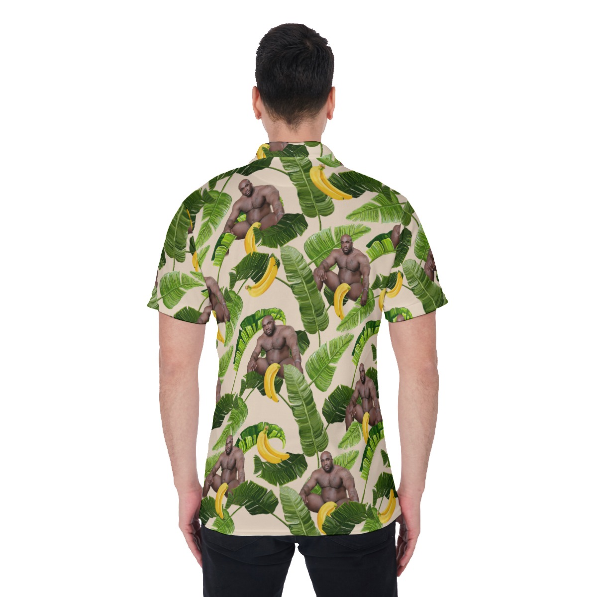 Tropical Barry Wood Hawaiian Golf Shirt For Men