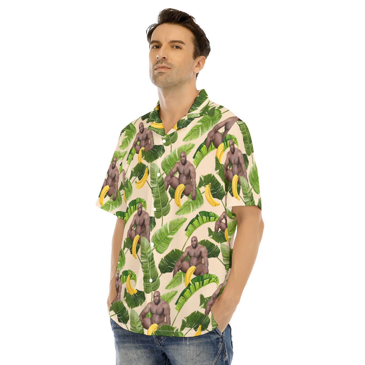 Funny Barry Wood Banana Aloha Shirt