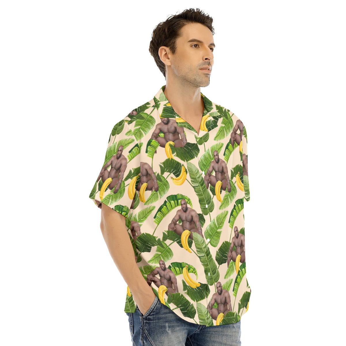 Funny Barry Wood Banana Aloha Shirt