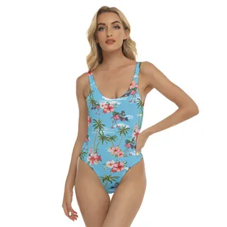 Sexy Tropical Tactical Flamingo Women's Swimsuit For Summer