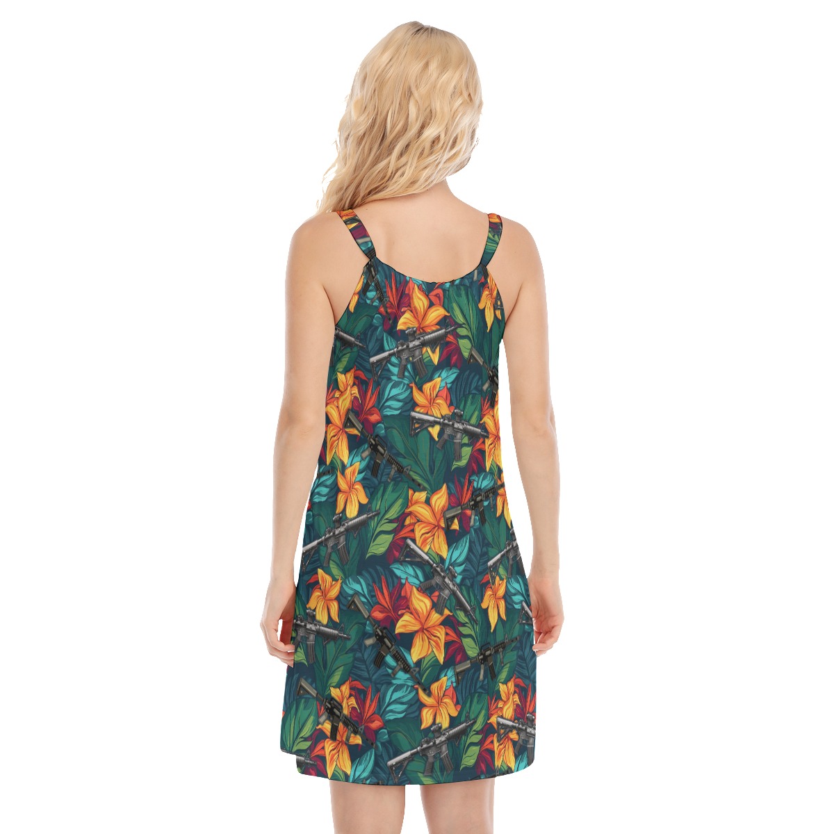 Floral Gun Aloha Cami Dress For Women