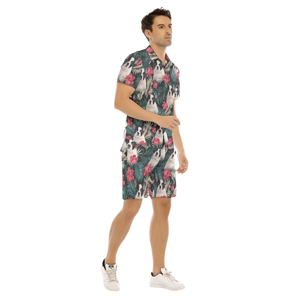 Custom Hawaiian Shirt And Shorts With Pet Face